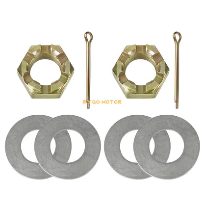 2 x Rear Axle Castle Nut w/ Pin for Polaris Trail Blazer (1990–2013)