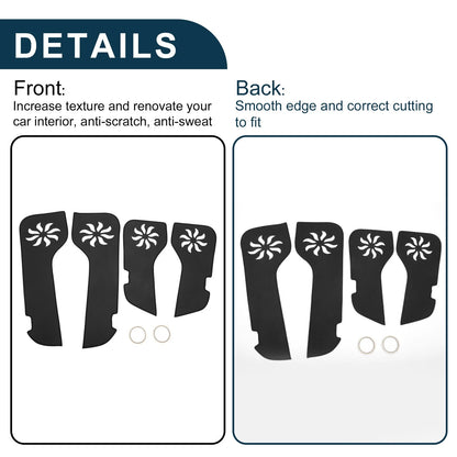 Car Door Anti Kick Pad Sticker Protector for Toyota Land Cruiser (2016-2023)