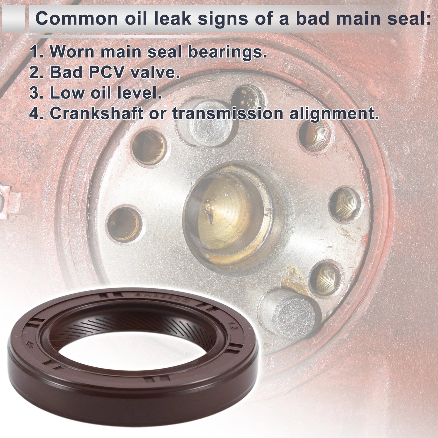 Crankshaft Oil Seal for Subaru Forester (1997-2013) 1 Pc