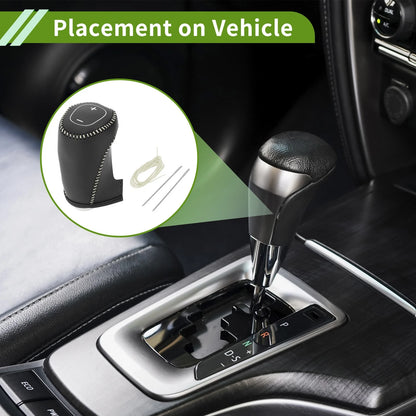 Gear Shift Knob Cover for Chevrolet Equinox Black Beige (2016 - 2020)