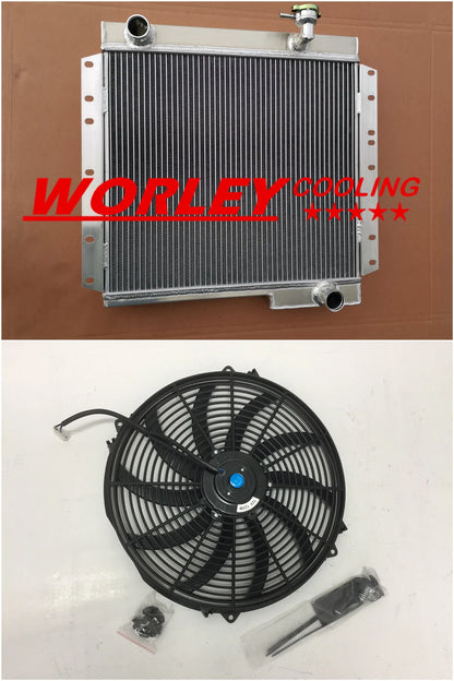 Radiator & Fan for Toyota LandCruiser FJ40 FJ45 (1975-1980) 4.2L 2F I6