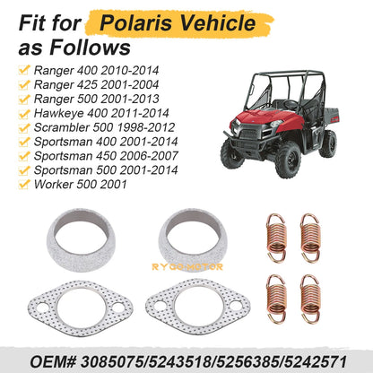 Exhaust Gasket Springs for Polaris Scrambler 500 (1998–2012)
