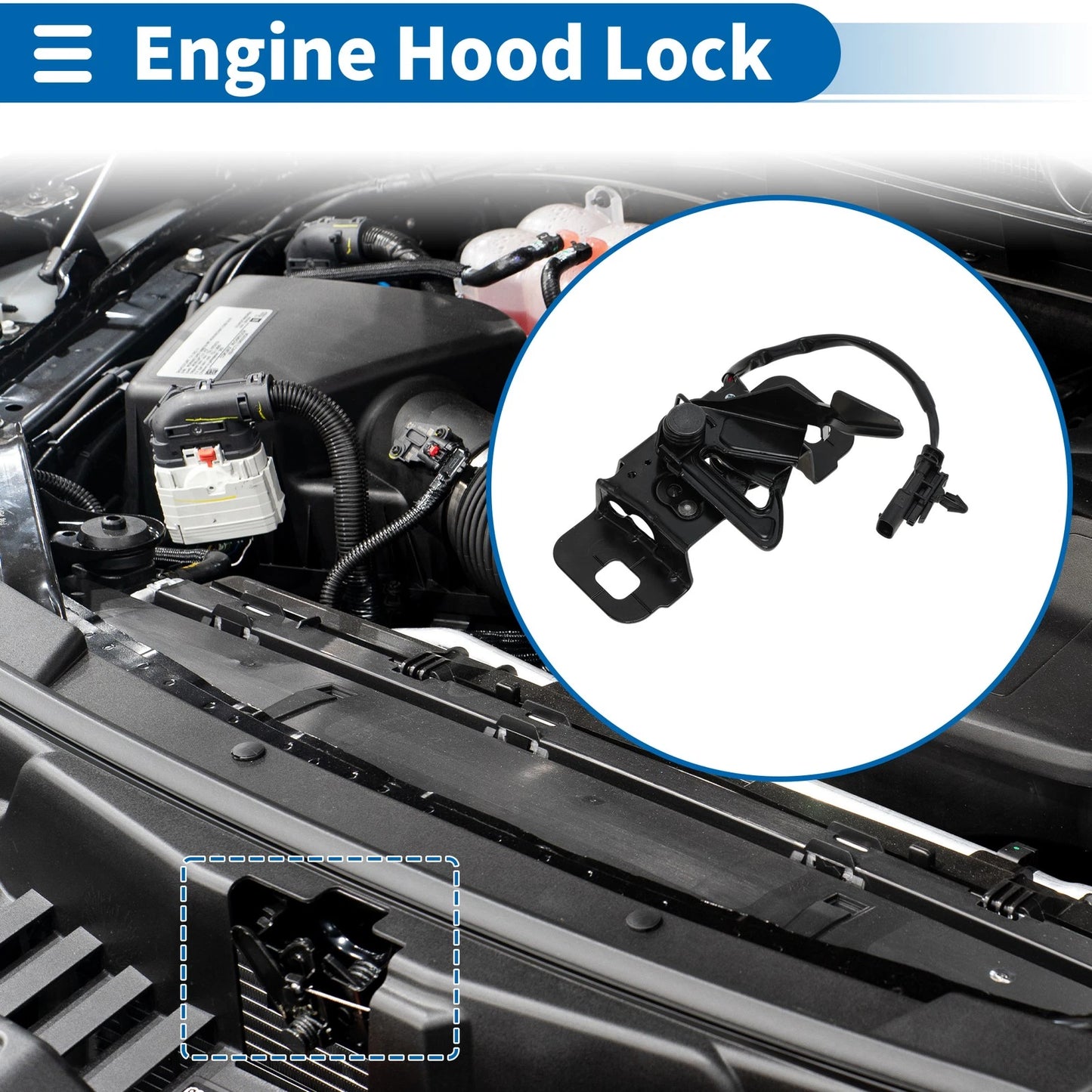 Hood Latch Assembly for Chevrolet Camaro (2019-2023)