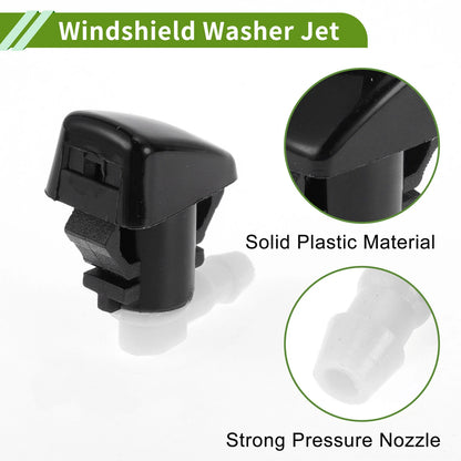 2Pcs Y Hose Connector Windshield Washer Nozzle for Chevrolet (2013-2017)