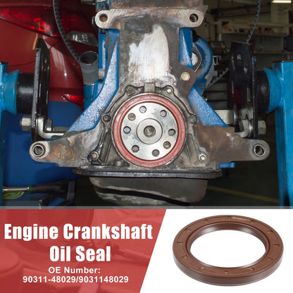 2 x Engine Crankshaft Oil Seals for Toyota Tacoma (2005-2015)