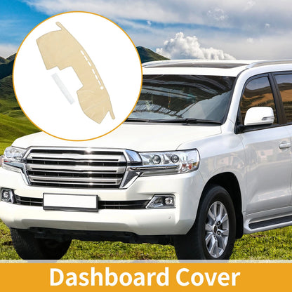 Dashboard Cover Mat for Toyota Mark X (2004-2009) Beige 1 Pc