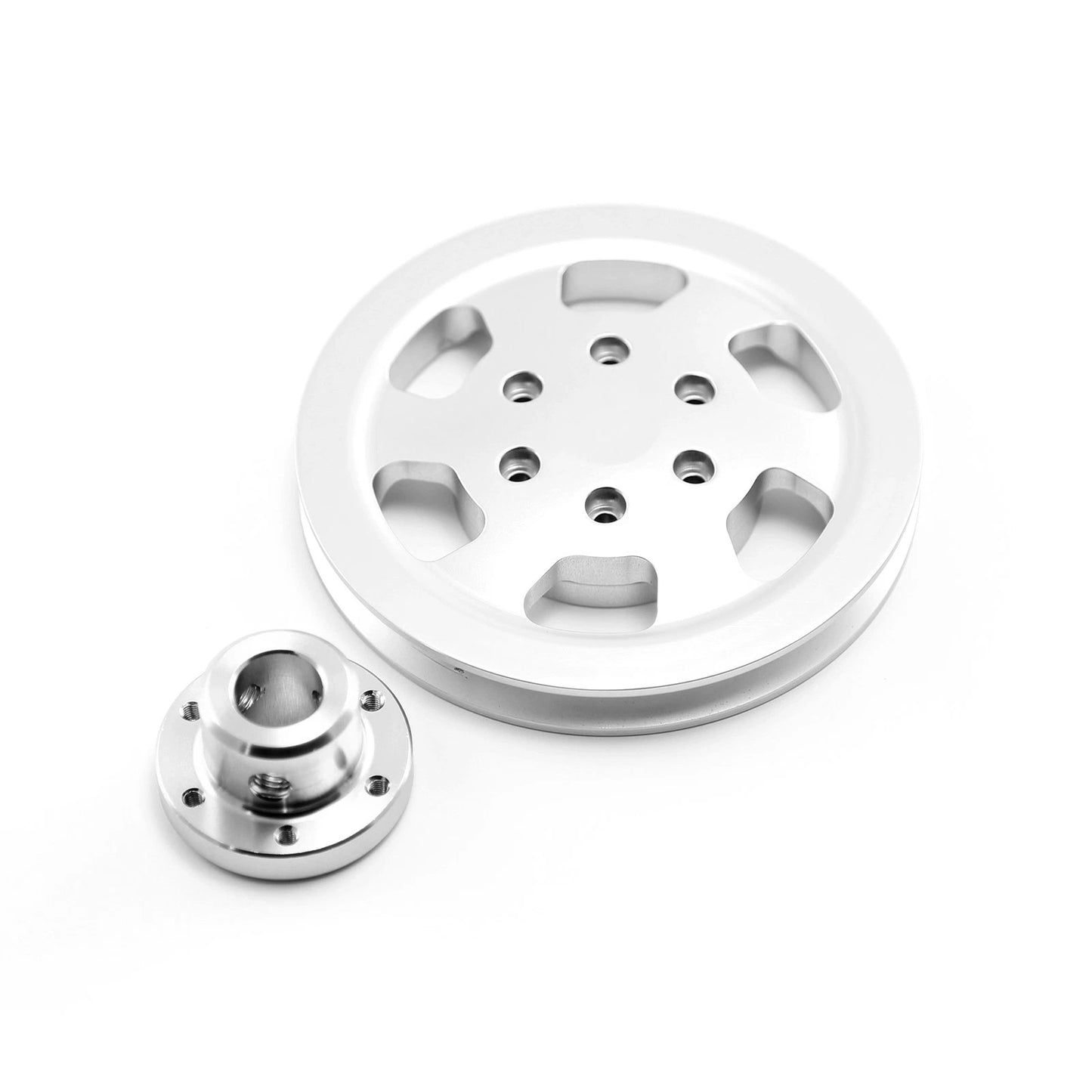 Aluminum 1V Groove Power Steering Pulley for Chevy GM