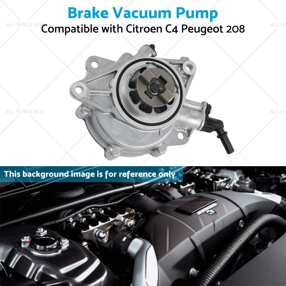 Brake Vacuum Pump for Citroen C4, Peugeot 208, 3008, 5008, RCZ (2004-2023)