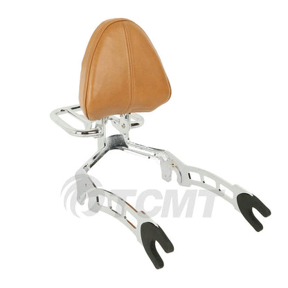 Rear Sissy Bar Backrest Luggage Rack Spools for Indian Scout (2015-2024)