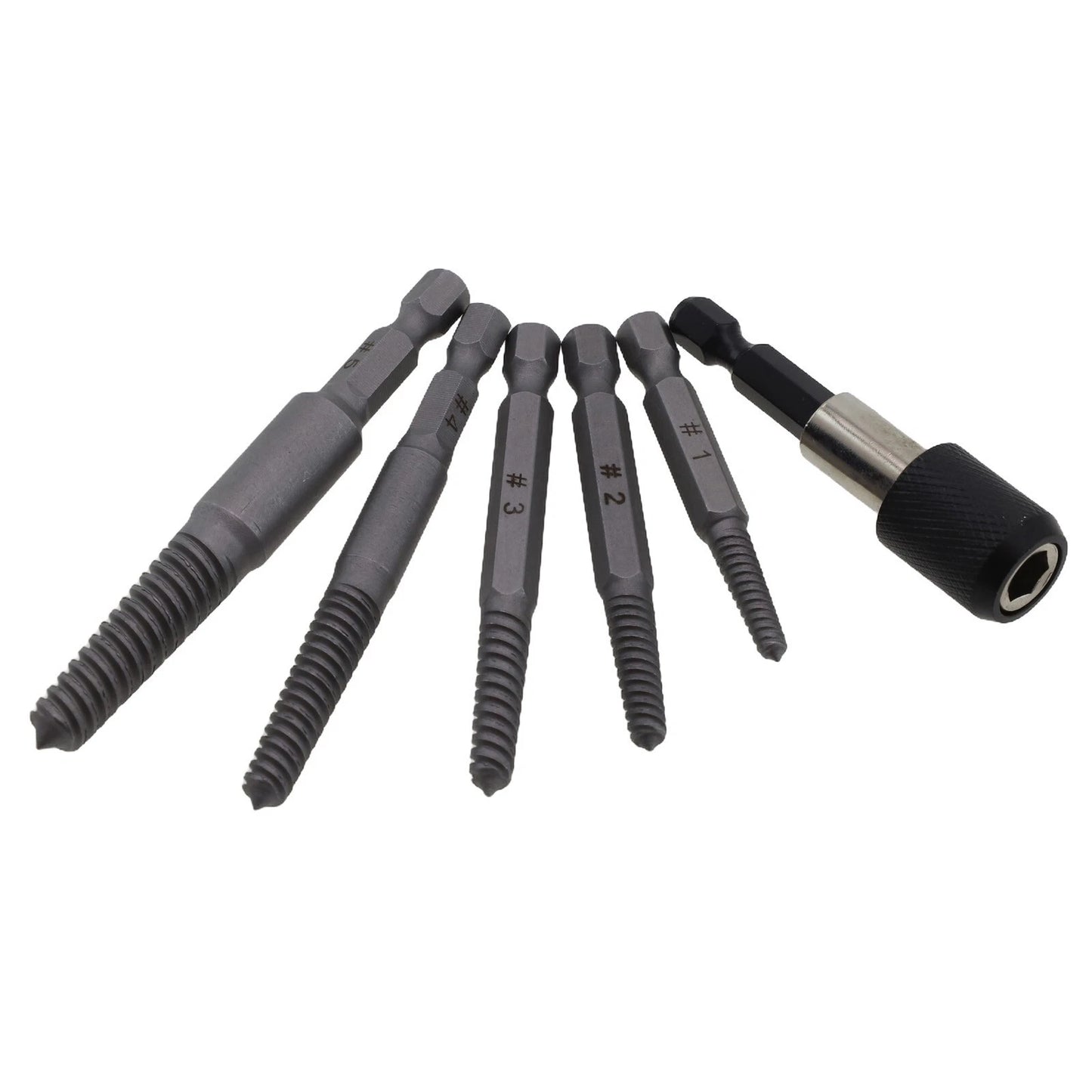 6 x Stud Screw Extractor Remover for Pipes Bolt Easy Out Tool