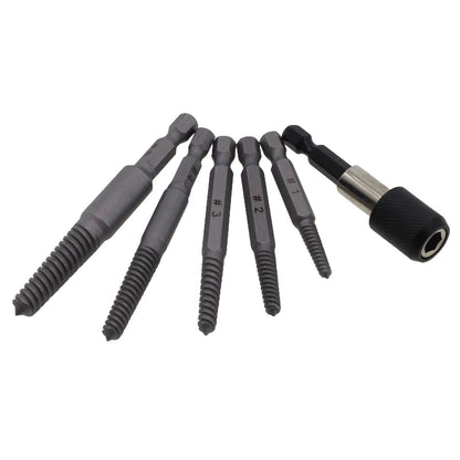 6 x Stud Screw Extractor Remover for Pipes Bolt Easy Out Tool