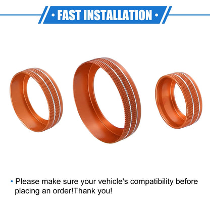 5 x Car Center Console AC Audio Switch Knob Covers for Ford Maverick (2022)
