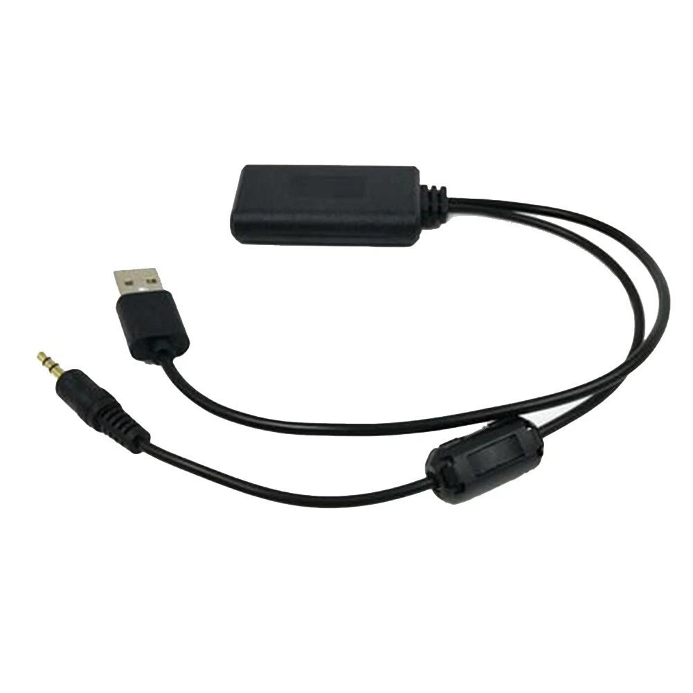 Bluetooth 5.0 Receiver Adapters USB+ 3.5mm Jack Audio for Car AUX Speaker