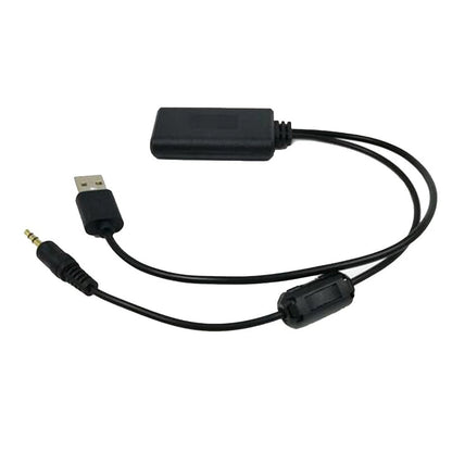 Bluetooth 5.0 Receiver Adapters USB+ 3.5mm Jack Audio for Car AUX Speaker