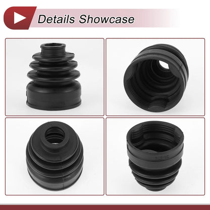 Inner CV Joint Boot Kit with Clamps for Nissan Versa (2019-2024)