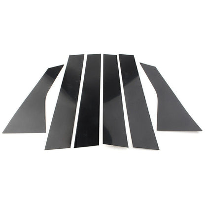 Pillar Post Door Window Trim Covers for Honda Accord (2018-2020) Black