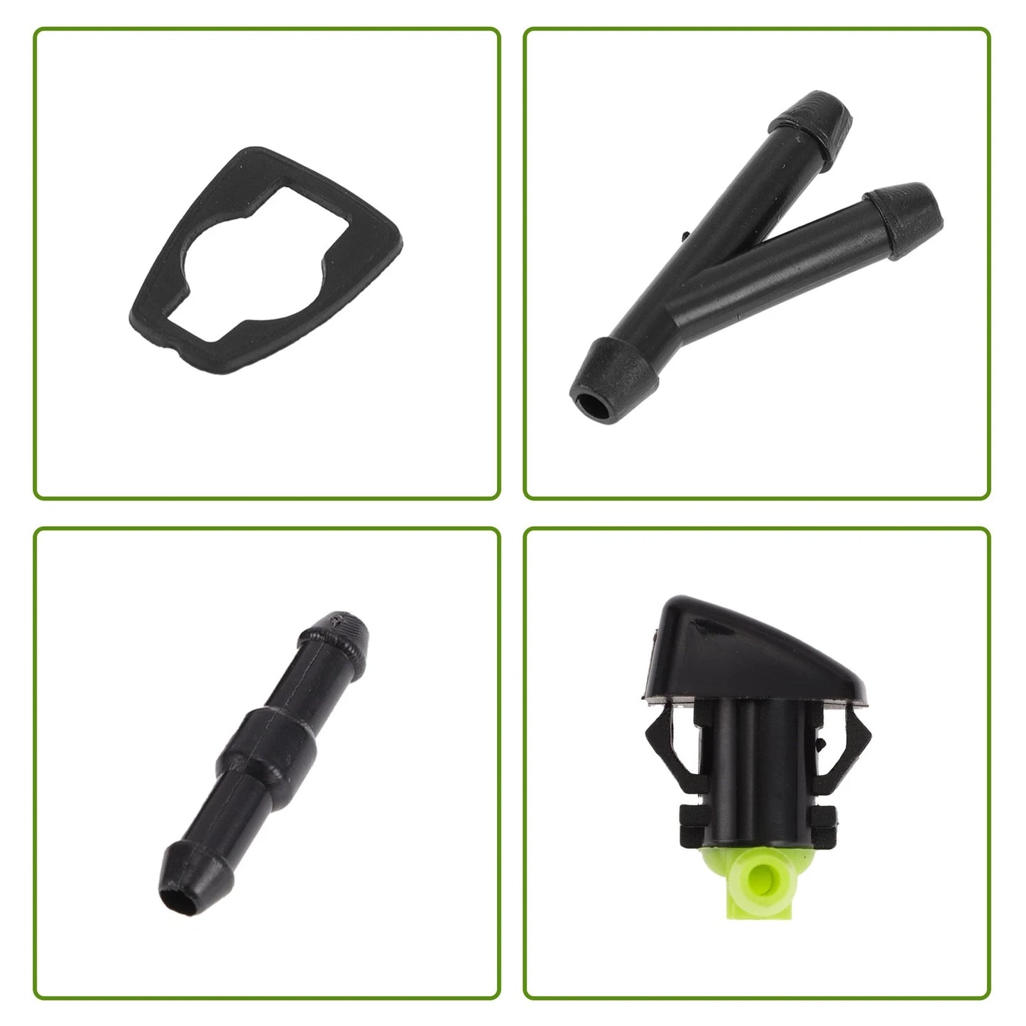 Windshield Washer Nozzle with Hose Connector for Chrysler (2011-2016)