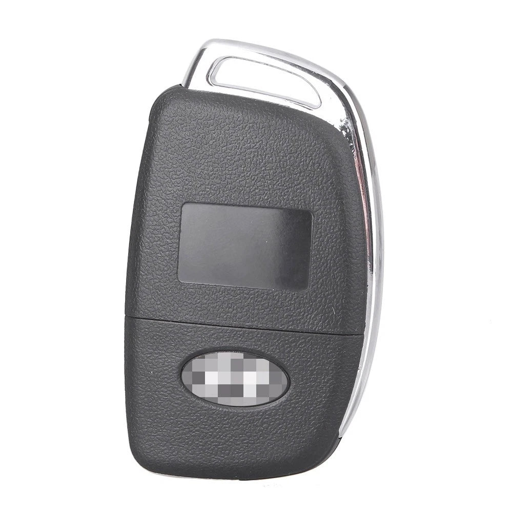Flip Remote Key Fob Case Shell for 2013-2014 Hyundai Santa Fe (3 Buttons)