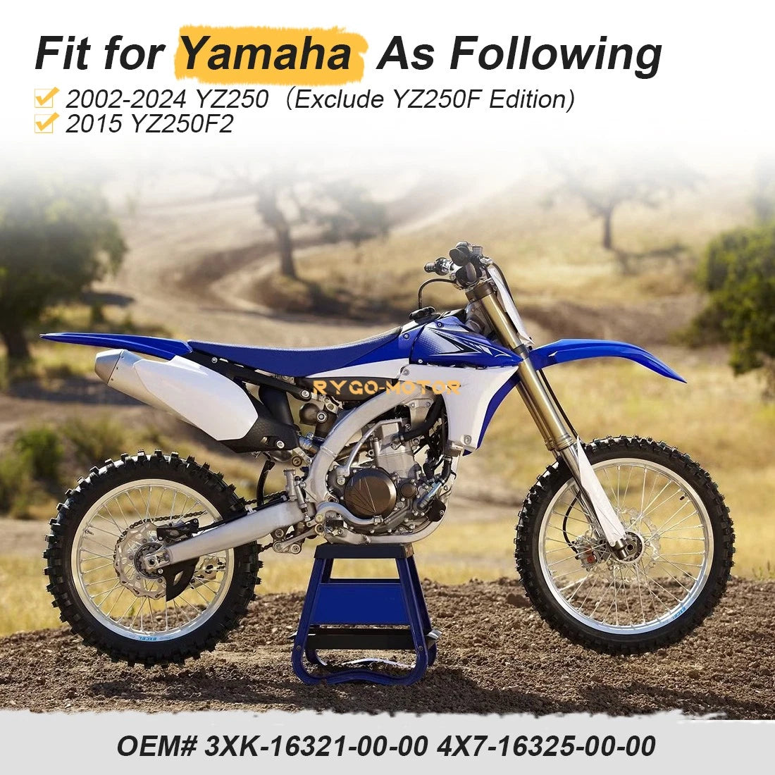 Clutch Friction Steel Plates And Springs Bolts for Yamaha YZ250 (2002–2024)