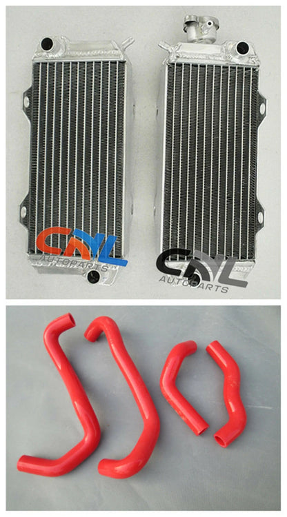 L&R Aluminum Radiator + RED Hose for Honda ATC250R (1985-1986)