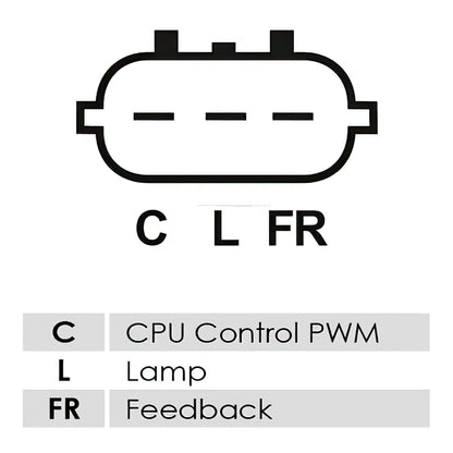 90A Alternator for Elantra 1.8L, Forte 1.8L (2011-2016)