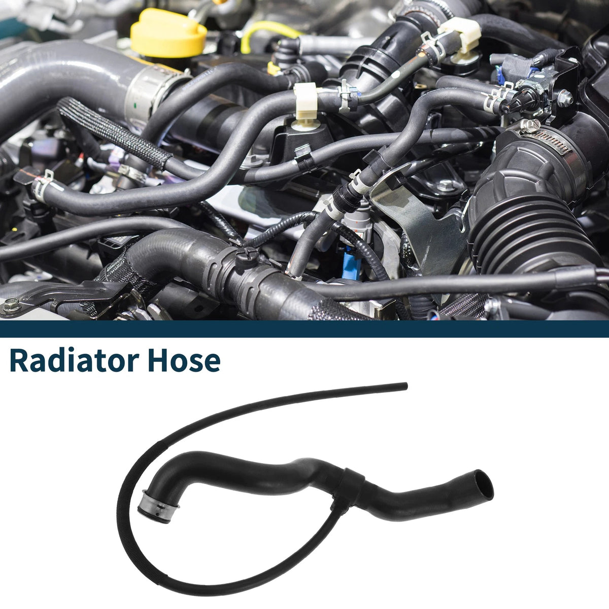 Radiator Hose for Mercedes-Benz CLK320 1998-2005 2 x Rubber