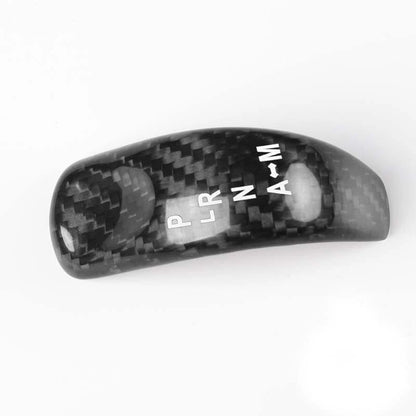 Real Carbon Fiber Gear Shifter Knob Head Cover Trim fit For Nissan GTR 2017-2022