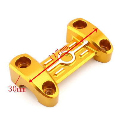 1x CNC Handlebar Riser Clamp Cover for BMW R nineT R9T (2014-2021) Gold