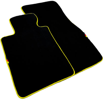 Black Floor Mats for BMW 7 Series F02 Long 2009-2015 (2 x Mats)