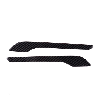 Carbon Fiber Style Side Handle Cover Trim for Tesla Model Y, Model 3 (2020-2023)