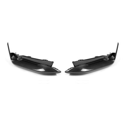 Carbon Fiber Rear Bumper Corner Extension Aprons Trim For BMW G80 M3 2021-2015