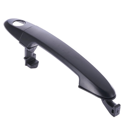 Black Front Right Outer Door Handle with Keyhole for Hyundai Santa Fe (2005-2012)