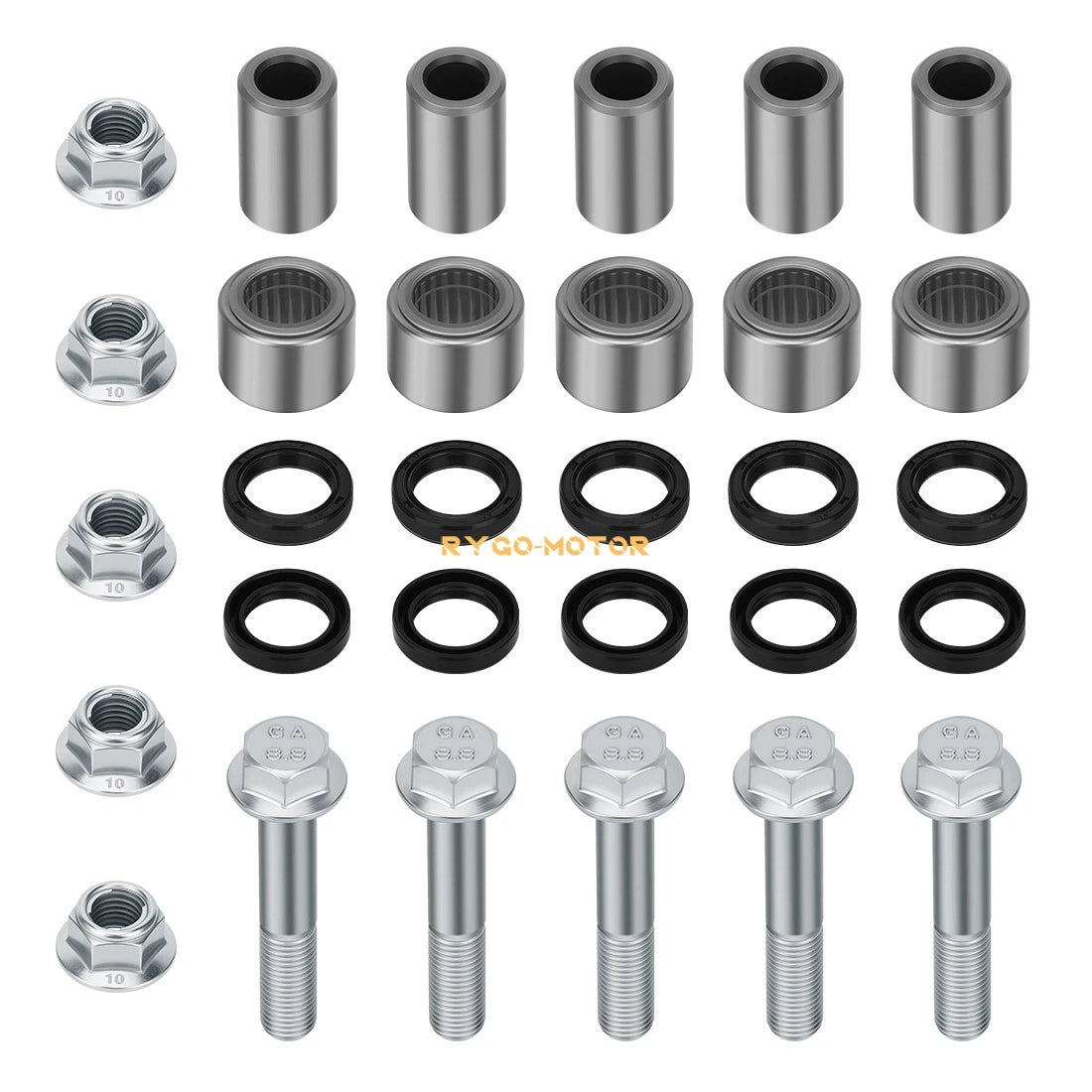2 x Swing Arm Linkage Bearing & Bolts for Honda Sportrax 400 TRX400X EX