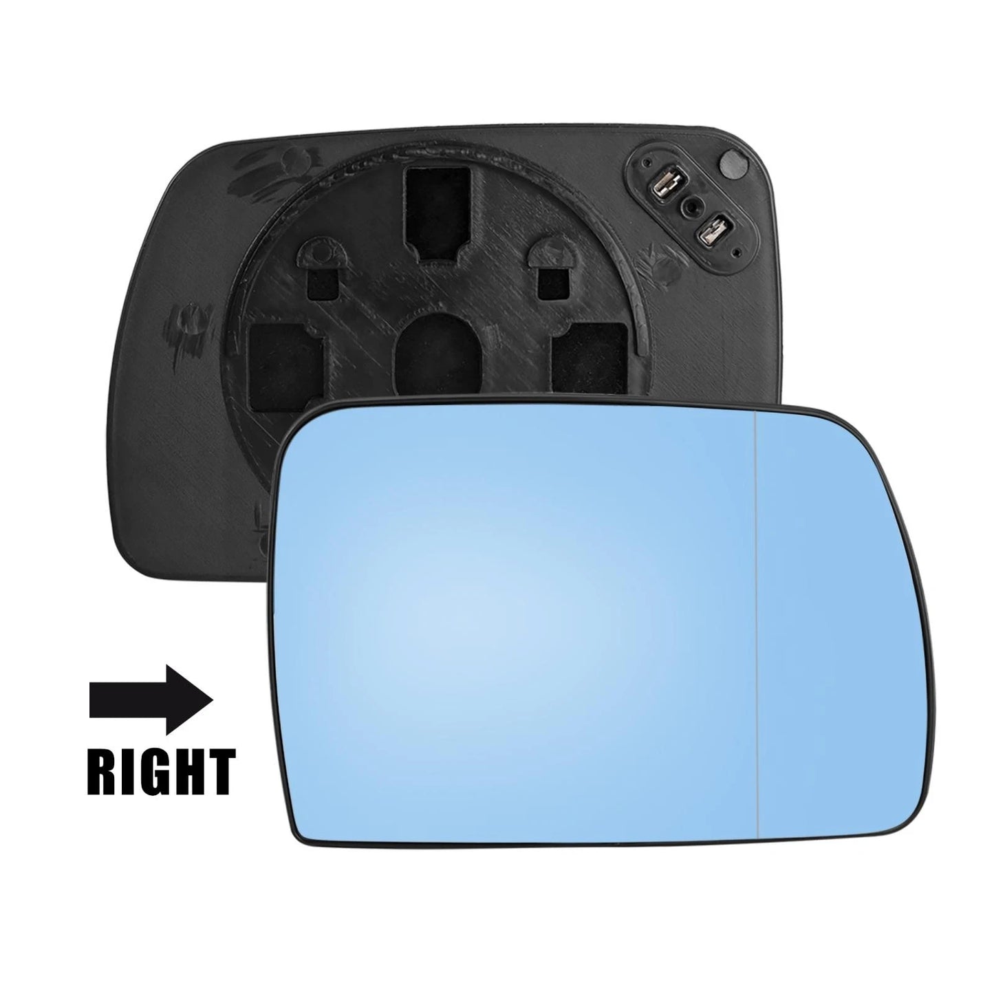 Heated Right Mirror Glass with Backing Plate for BMW X5 E53 (2000-2006)