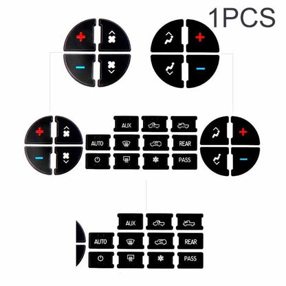 AC Dash Button Repair Kit Decal Stickers for Chevrolet Tahoe