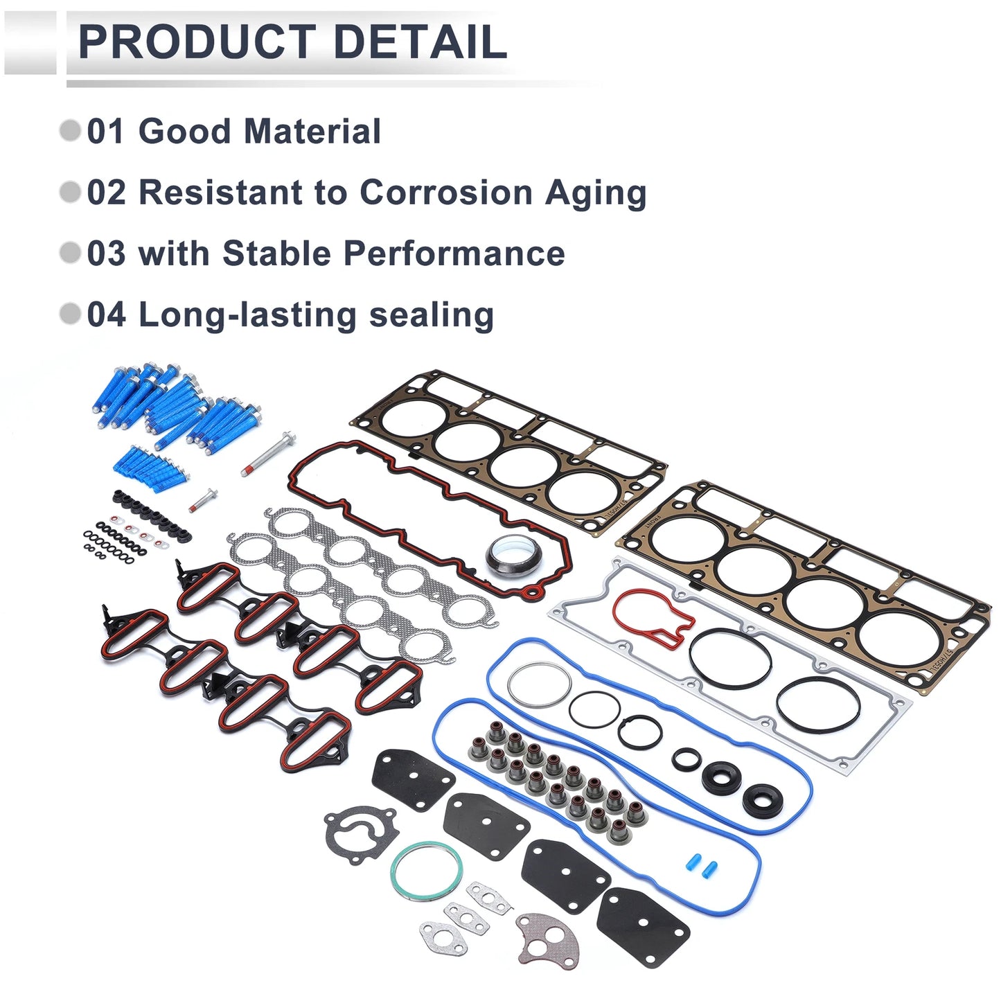 1 Set Cylinder Head Gasket Set 4.8L for GMC Yukon (2004-2006)