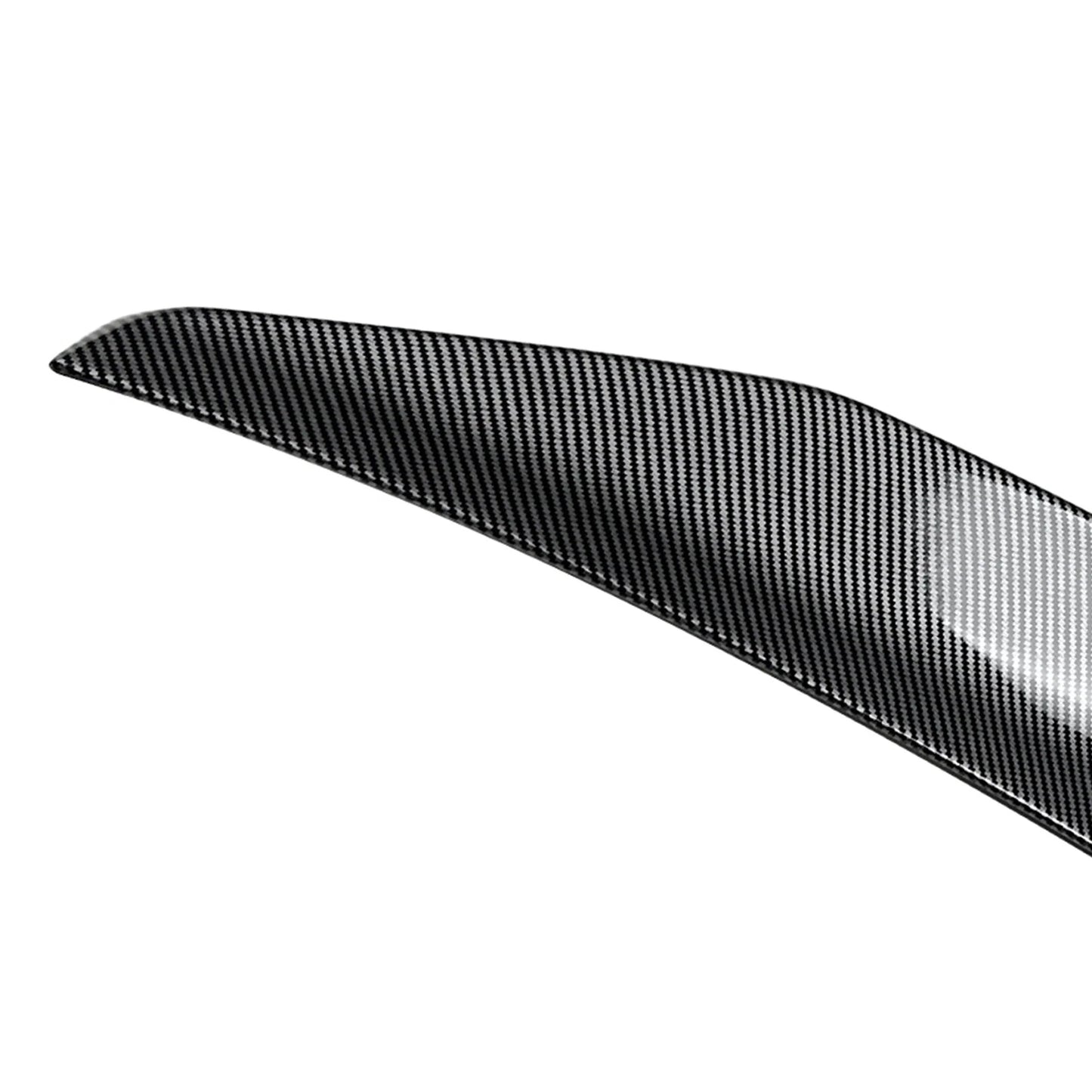 1x Carbon Look Rear Boot Spoiler Lip for Audi A4 S4 B8 (2009-2016)