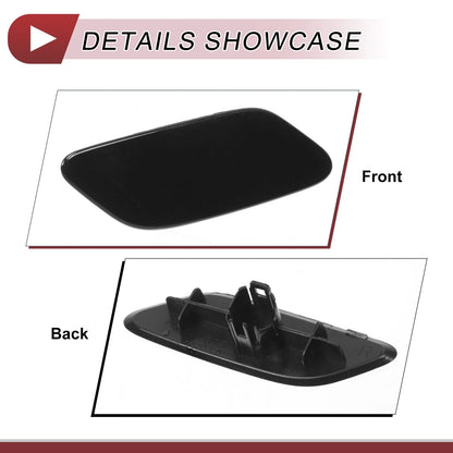 Front Right Washer Nozzle Cover for Lexus RX350 (2019-2022) Black 1 x Cap