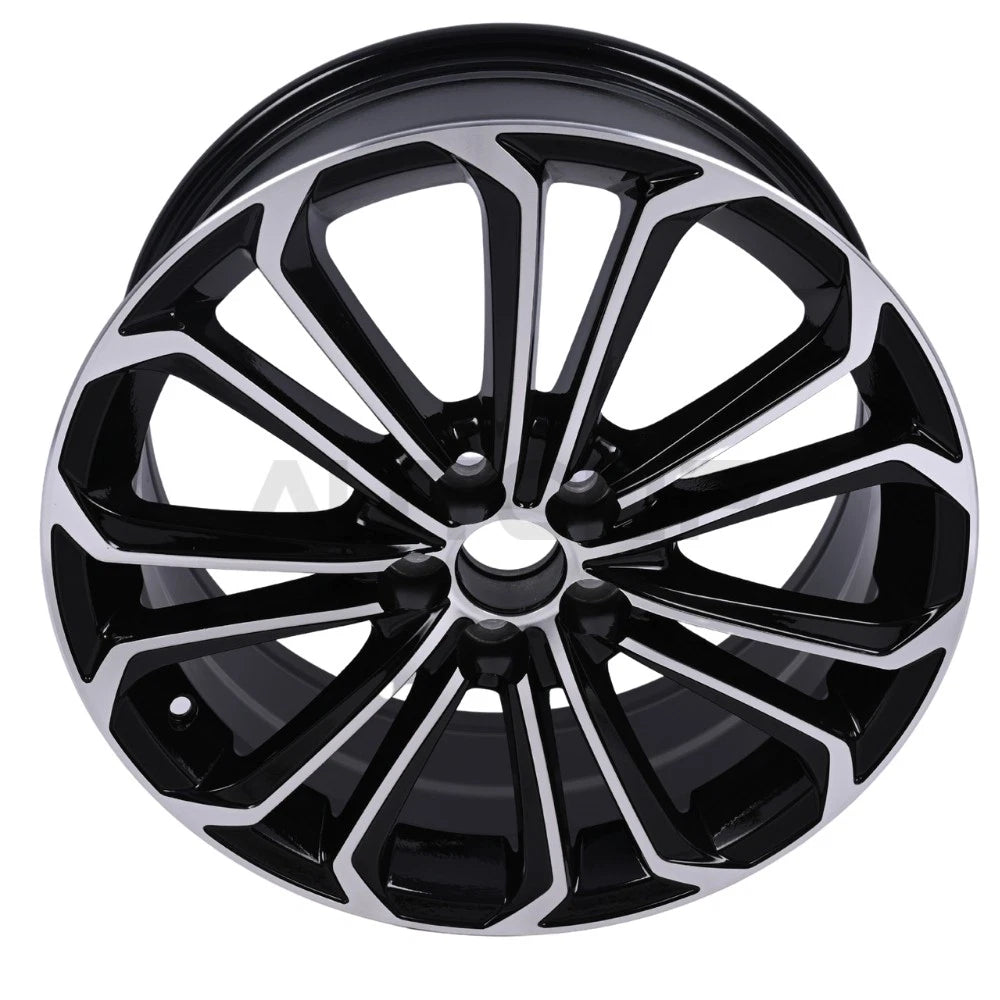 17x7 Alloy Wheel Rim Machined Black for Toyota Corolla (2014–2016)