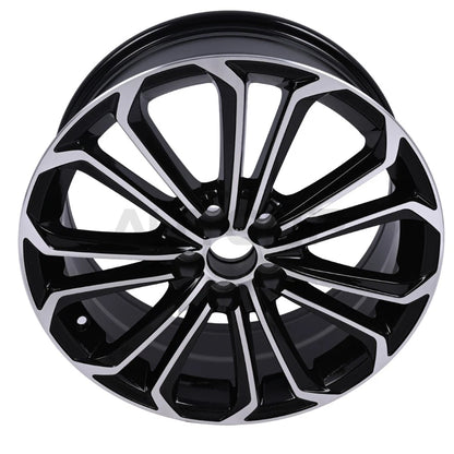17x7 Alloy Wheel Rim Machined Black for Toyota Corolla (2014–2016)