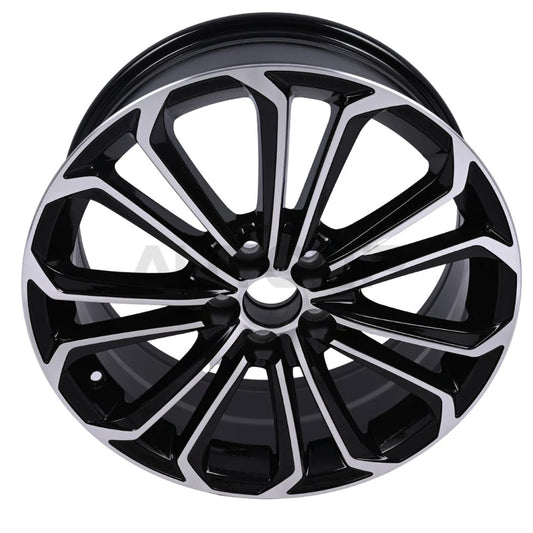 17x7 Alloy Wheel Rim Machined Black for Toyota Corolla (2014–2016)