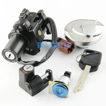 Ignition Key Switch & Fuel Tank Cap Lock Set for Honda CB400SS (2004-2007)