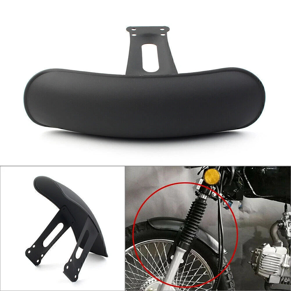 Black Front Fender MudGuard Cover for Honda CG125 (2000-2023)