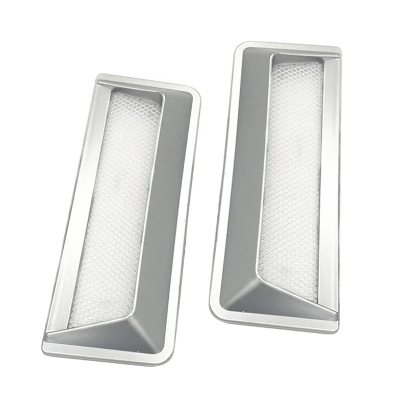 Universal Silver Car Air Flow Hood Scoop Vent Cover for Car