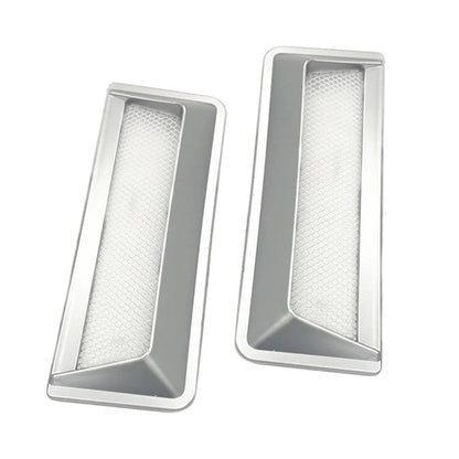 Universal Silver Car Air Flow Hood Scoop Vent Cover for Car