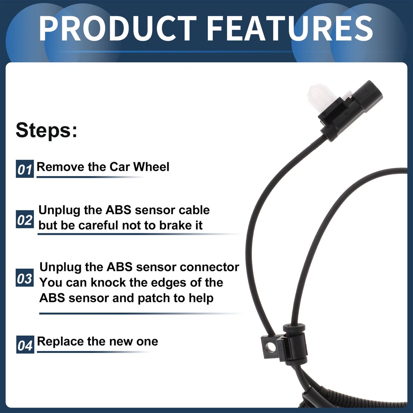 ABS Wheel Speed Sensor for Ford F-150 (2015-2020)