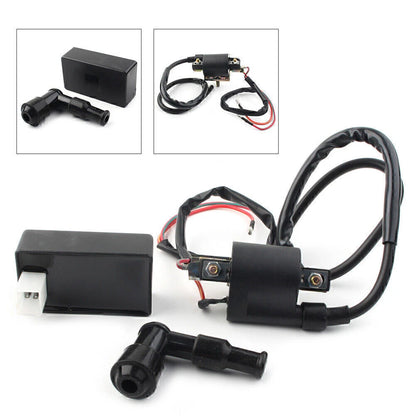 4-Pin CDI Box Ignition Coil for 50cc-300cc Quad ATV Dirt Pit Bike Go Kart