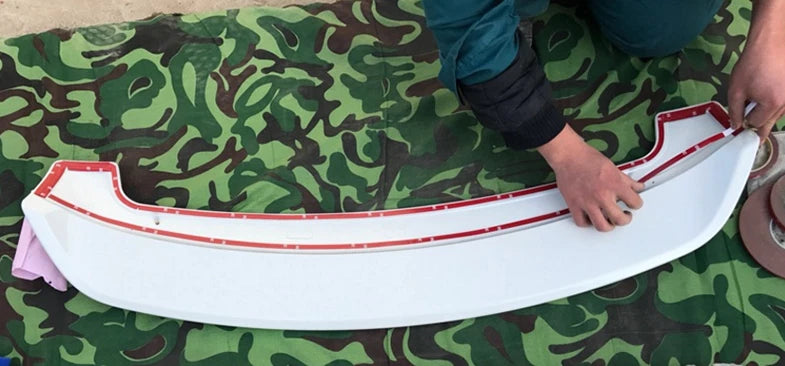 Rear Boot Spoiler Wing for Mitsubishi Outlander Pearl White (2013-2018)