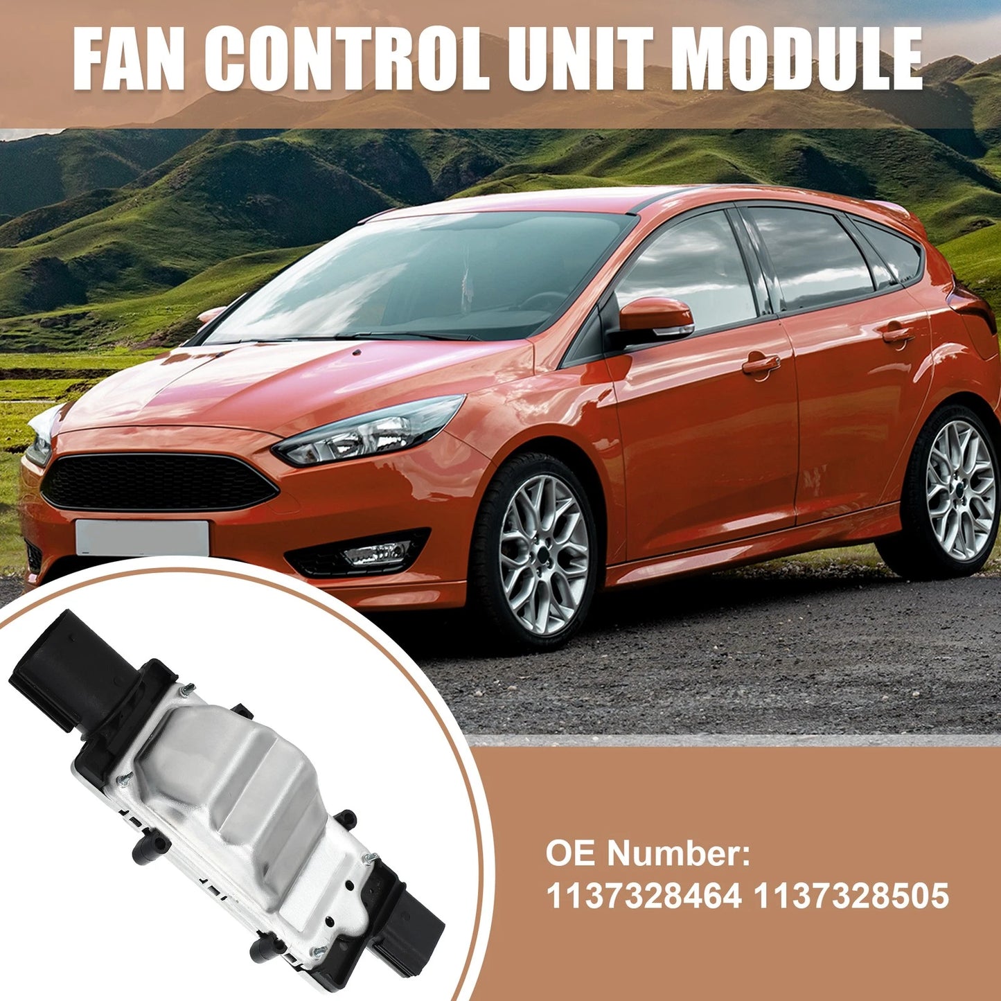 Engine Cooling Fan Control Module for Ford Focus (2012-2018)