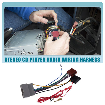 Car Stereo CD Player Wiring Harness for CHRYSLER 2011-2014